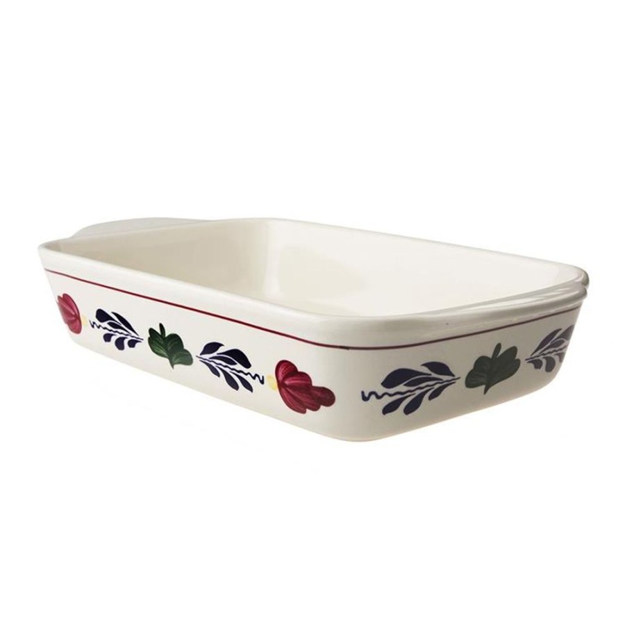 Servies Royal Boch | Boerenbont Ovenschaal 30X20X6,5Cm.