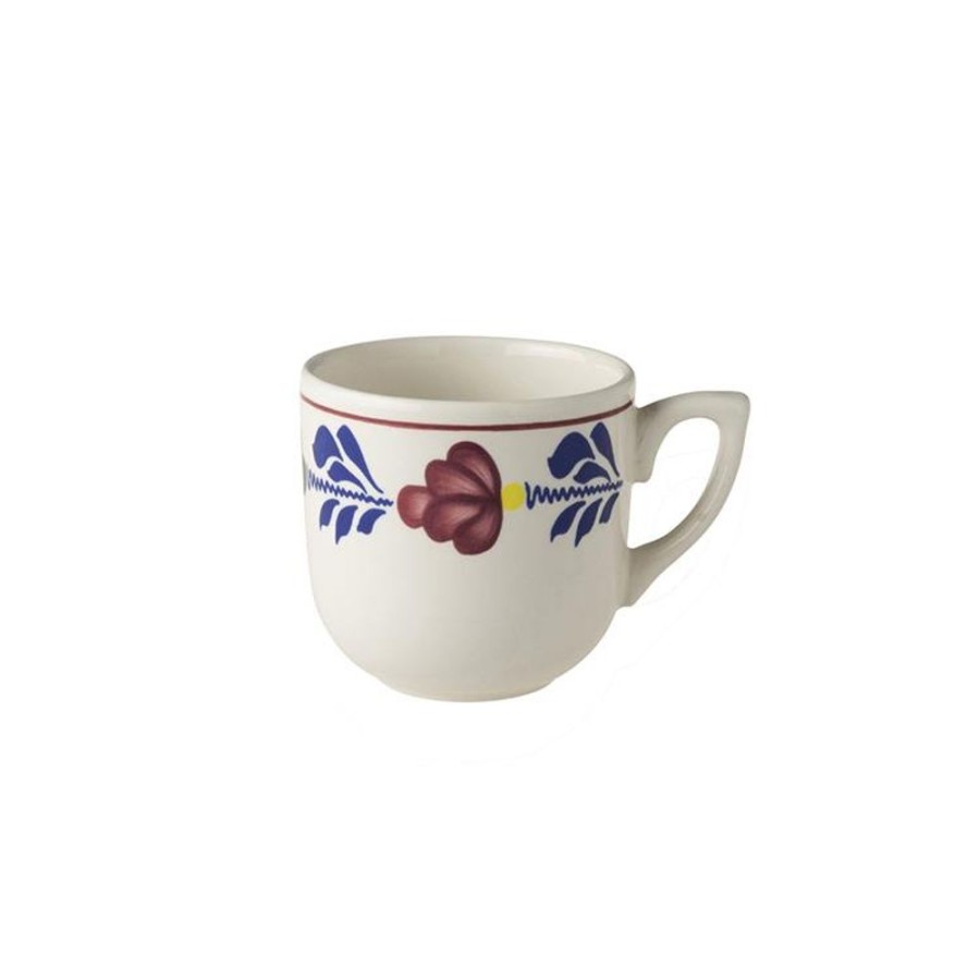 Servies Royal Boch | Boerenbont Kop & Schotel 0,19L.