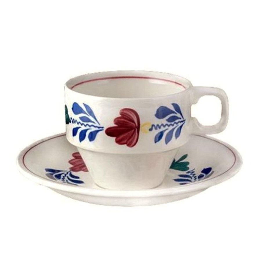 Servies Royal Boch | Boerenbont Kop & Schotel 0,2L