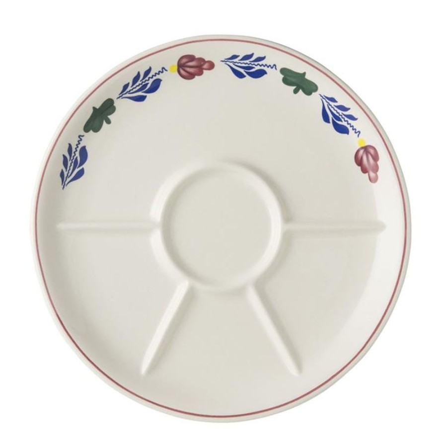 Servies Royal Boch | Boerenbont Fonduebord 27Cm.