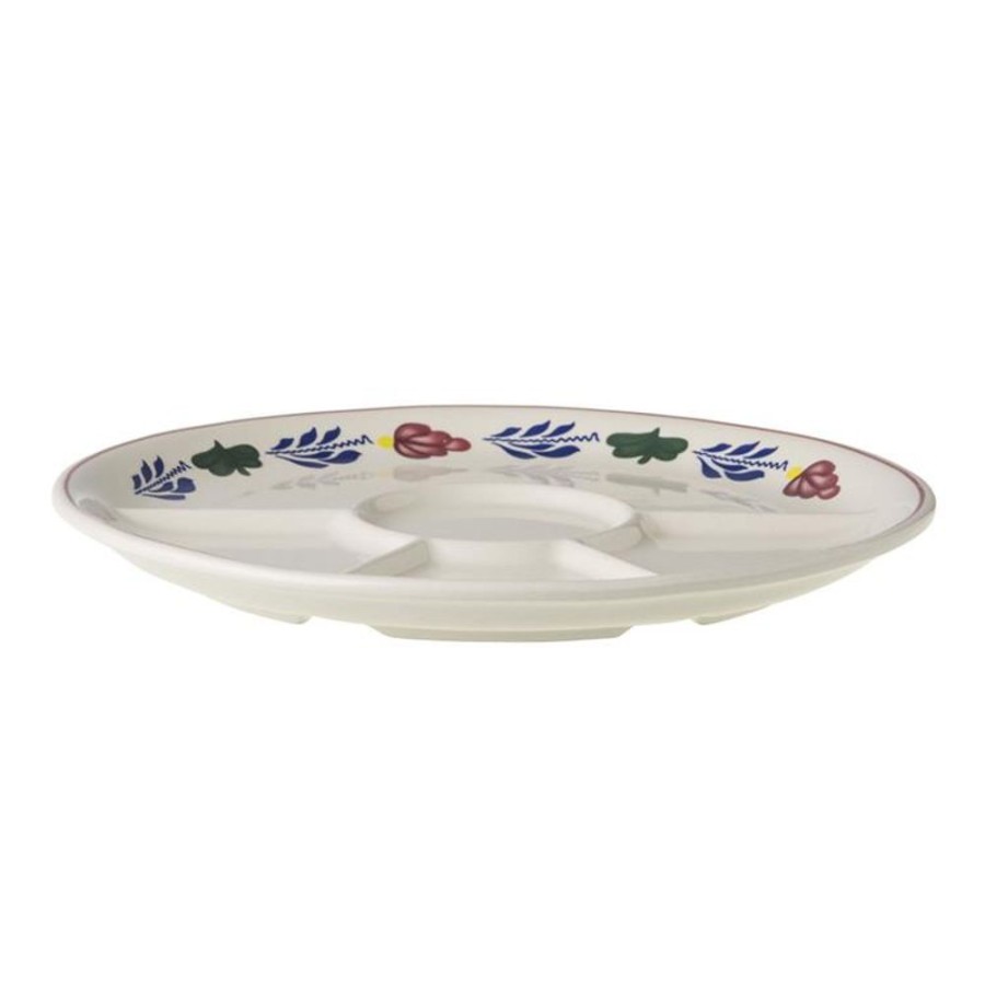 Servies Royal Boch | Boerenbont Fonduebord 27Cm.