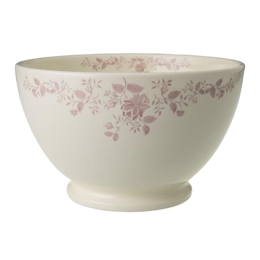 Servies Royal Boch | Fleurs Rouges Kom Op Voet 22,5Cm Decor.