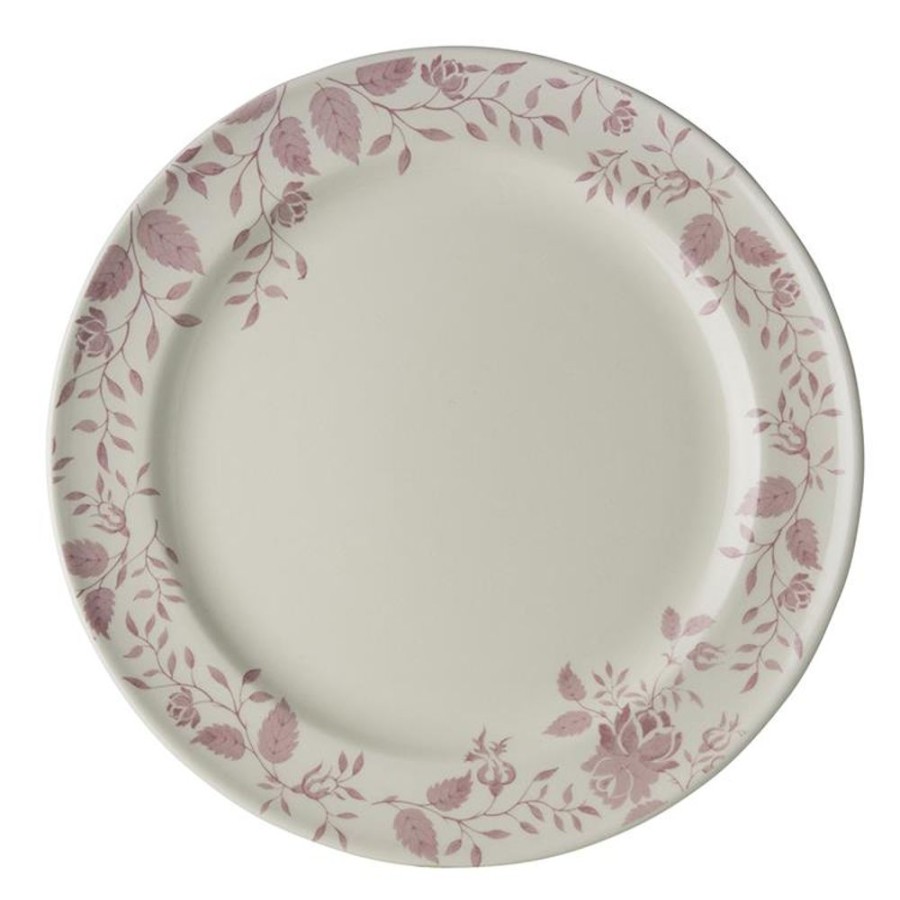 Servies Royal Boch | Fleurs Rouges Bord 27Cm Decor.